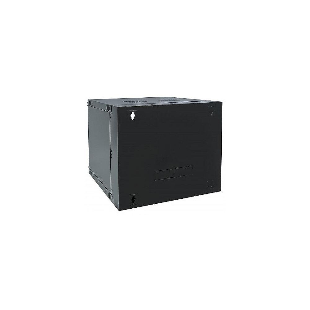 Intellinet 19" Wandverteiler 327 (H) x 540 (B) x 450 (T) mm 6HE Flatpack schwarz