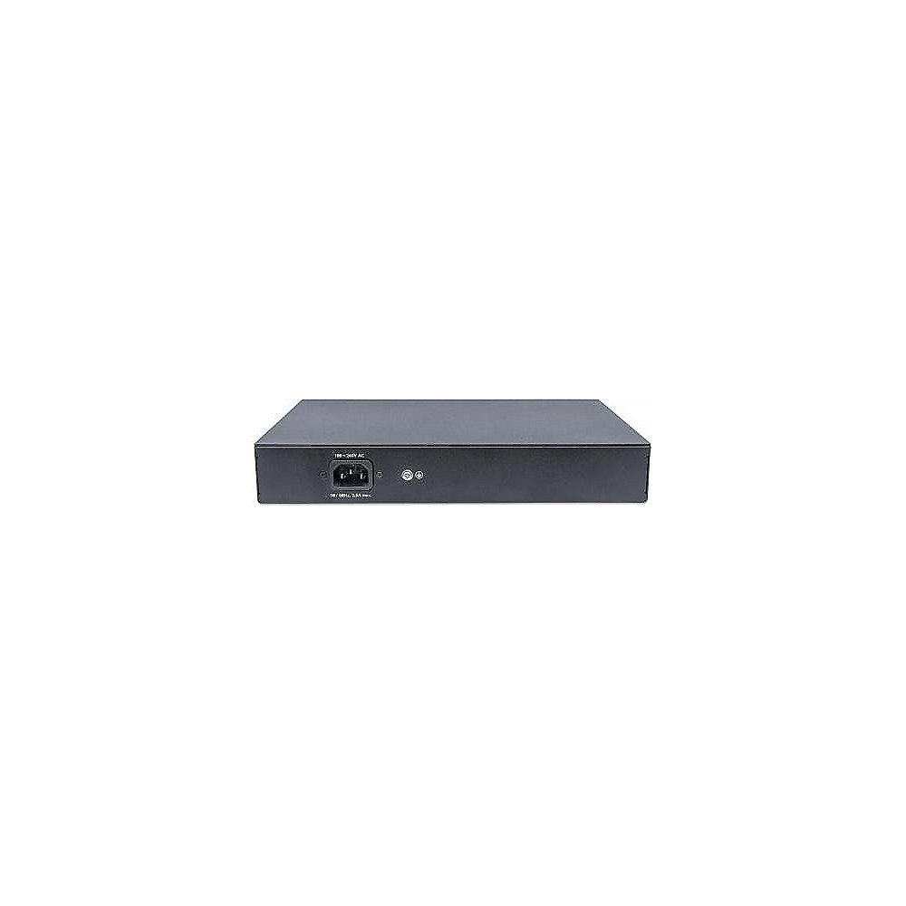 Intellinet 8-Port PoE  Fast Ethernet Web Smart Switch mit Gigabit Uplink-Port