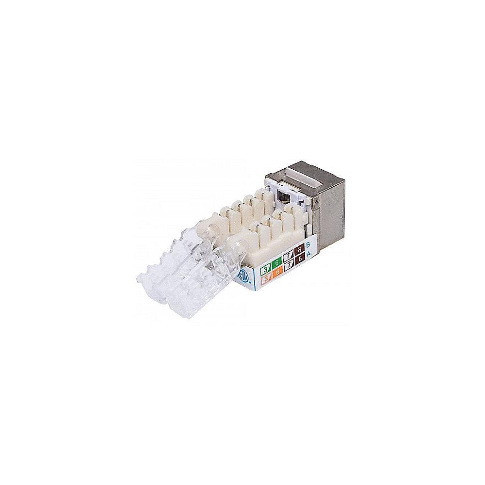 Intellinet Abschließbare Cat6 Modularbuchse geschirmt FTP Metallgehäuse
