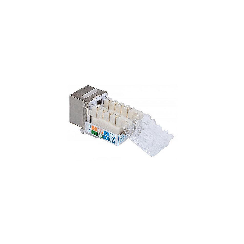 Intellinet Abschließbare Cat6 Modularbuchse geschirmt FTP Metallgehäuse