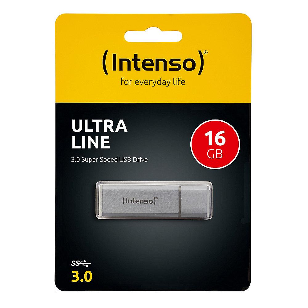 Intenso 16GB Ultra Line USB 3.0 Stick silber Aluminium