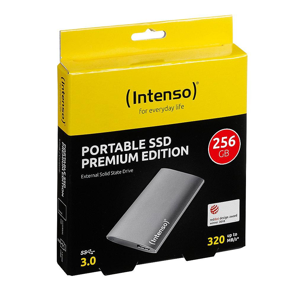 Intenso 3823440 Portable SDD 256GB USB3.0 1.8 Zoll mSATA600 anthrazit