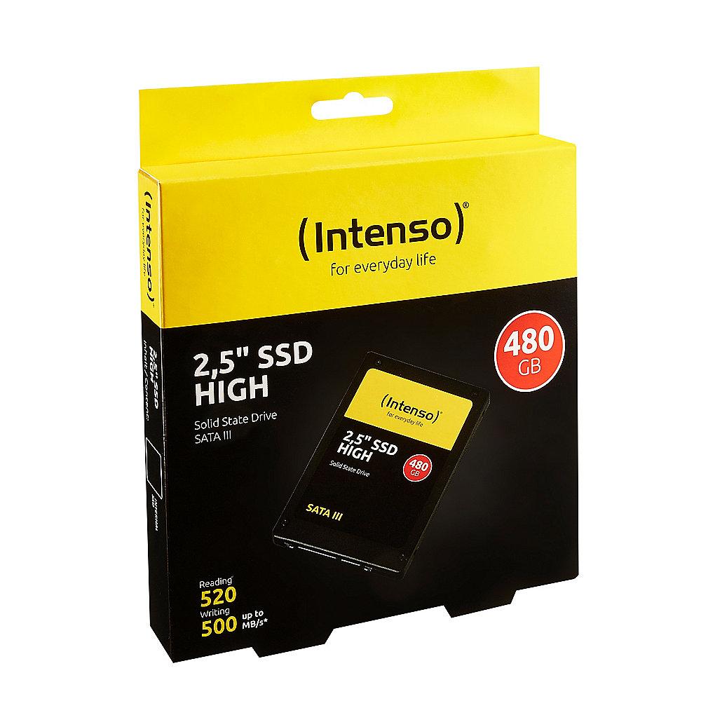 Intenso High Performance SSD SATA III 480GB 2.5 Zoll TLC SATA600 3813450