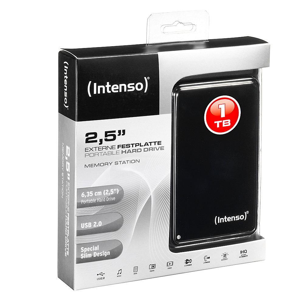 Intenso Memory Station USB2.0 1TB 2,5zoll Schwarz