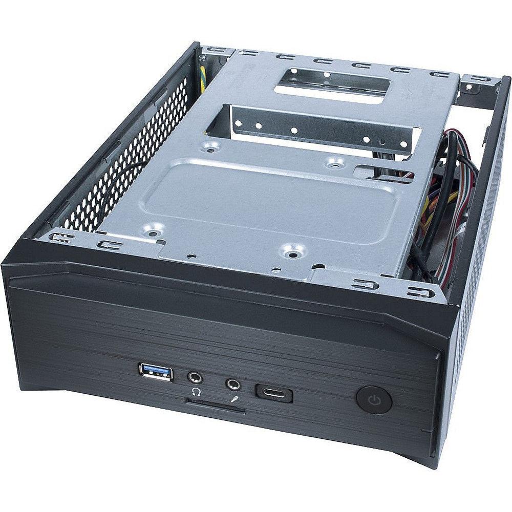 InterTech MW-01 Gehäuse Mini-ITX, schwarz, Cardreader, InterTech, MW-01, Gehäuse, Mini-ITX, schwarz, Cardreader