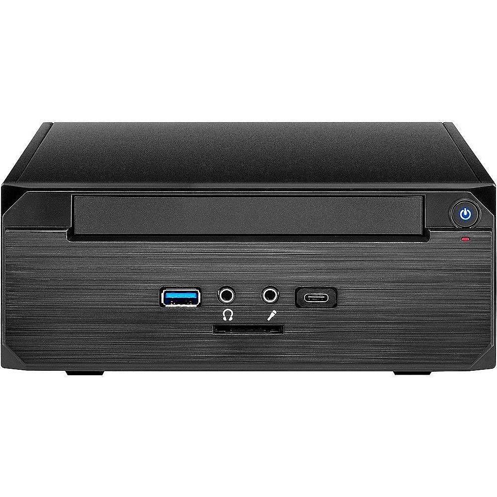 InterTech MW-02 Gehäuse Mini-ITX, schwarz, Cardreader, InterTech, MW-02, Gehäuse, Mini-ITX, schwarz, Cardreader