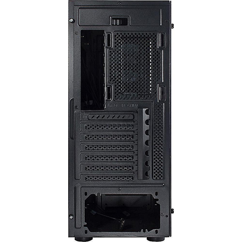 InterTech W-III RGB Midi Tower ATX Gaming Gehäuse Seitenfenster