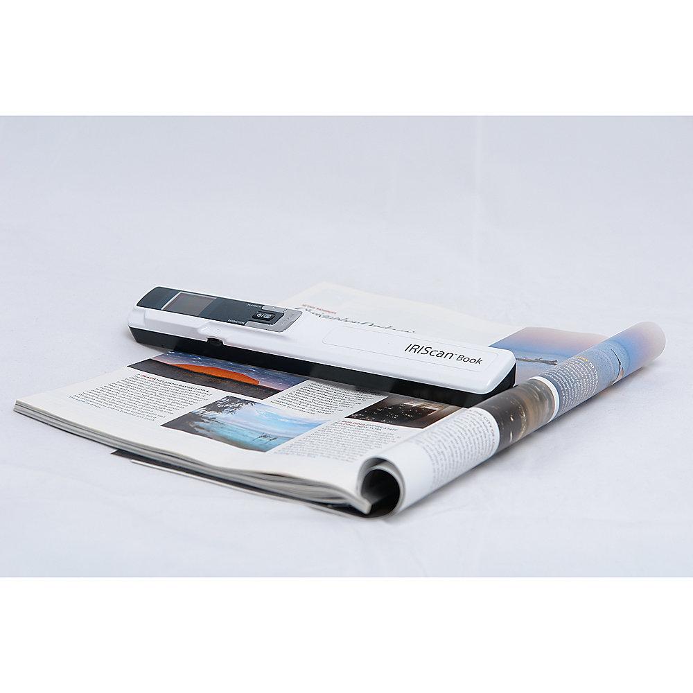 IRIS IRIScan Book 3 kabelloser Scanner mit LCD-Farbdisplay USB