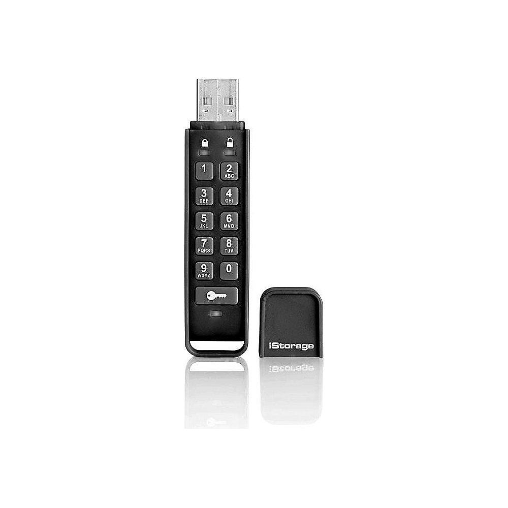 iStorage datAshur Personal2 USB3.0 Flash Drive 64GB Stick mit PIN-Schutz schwarz, iStorage, datAshur, Personal2, USB3.0, Flash, Drive, 64GB, Stick, PIN-Schutz, schwarz