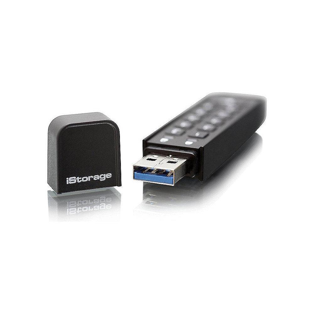 iStorage datAshur Personal2 USB3.0 Flash Drive 8GB Stick mit PIN-Schutz schwarz
