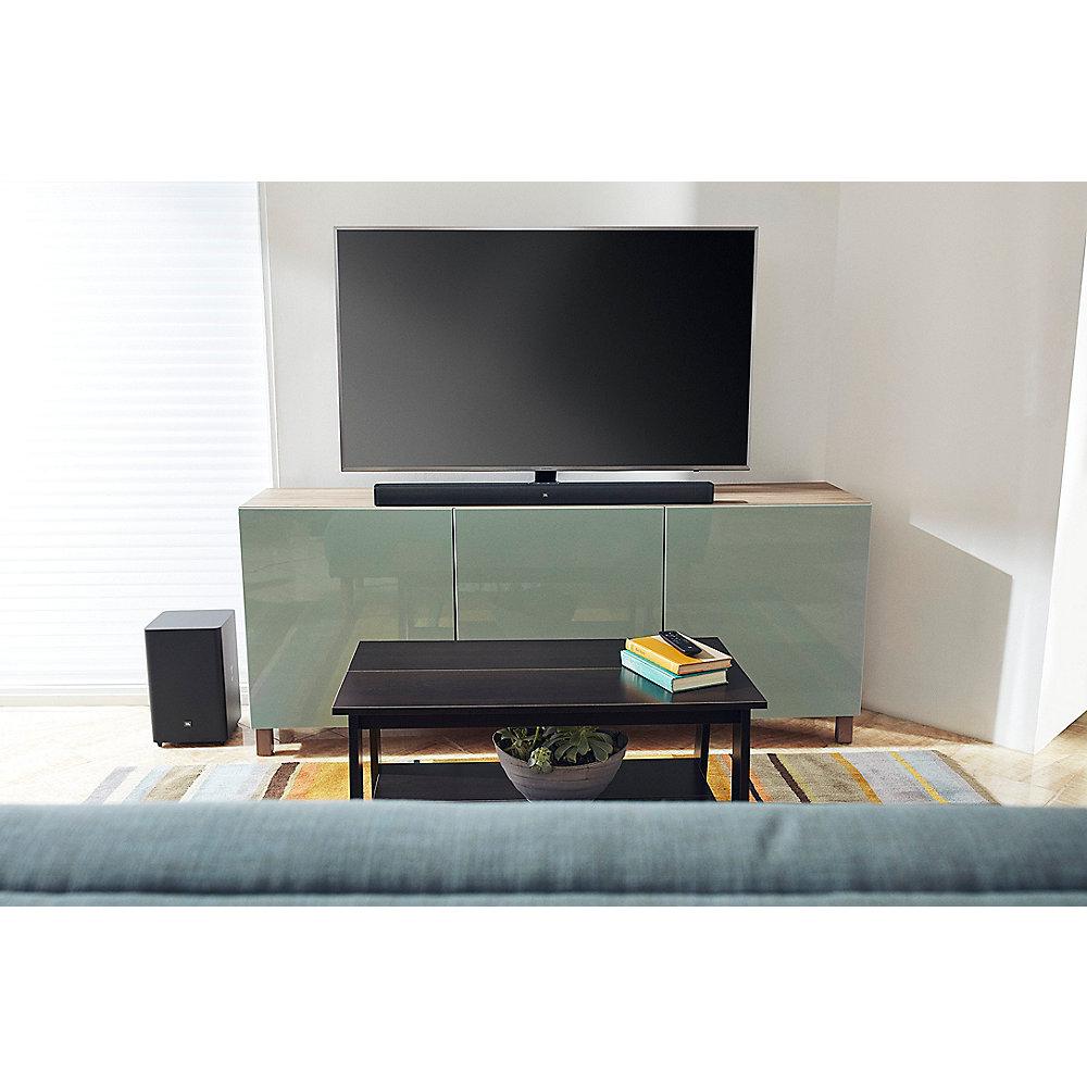 JBL 2.1 Soundbar mit kabellosem Subwoofer Schwarz Bluetooth HDMI