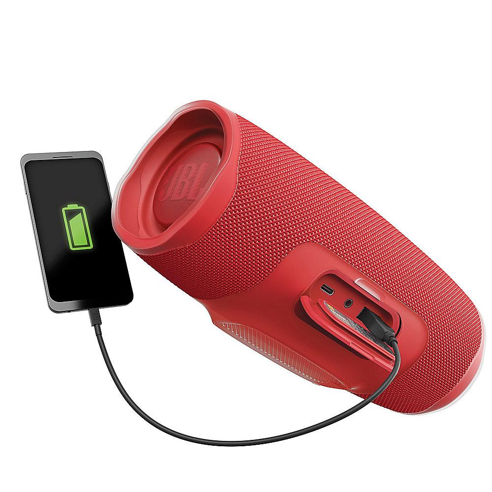 JBL Charge 4 Tragbarer Bluetooth-Lautsprecher rot
