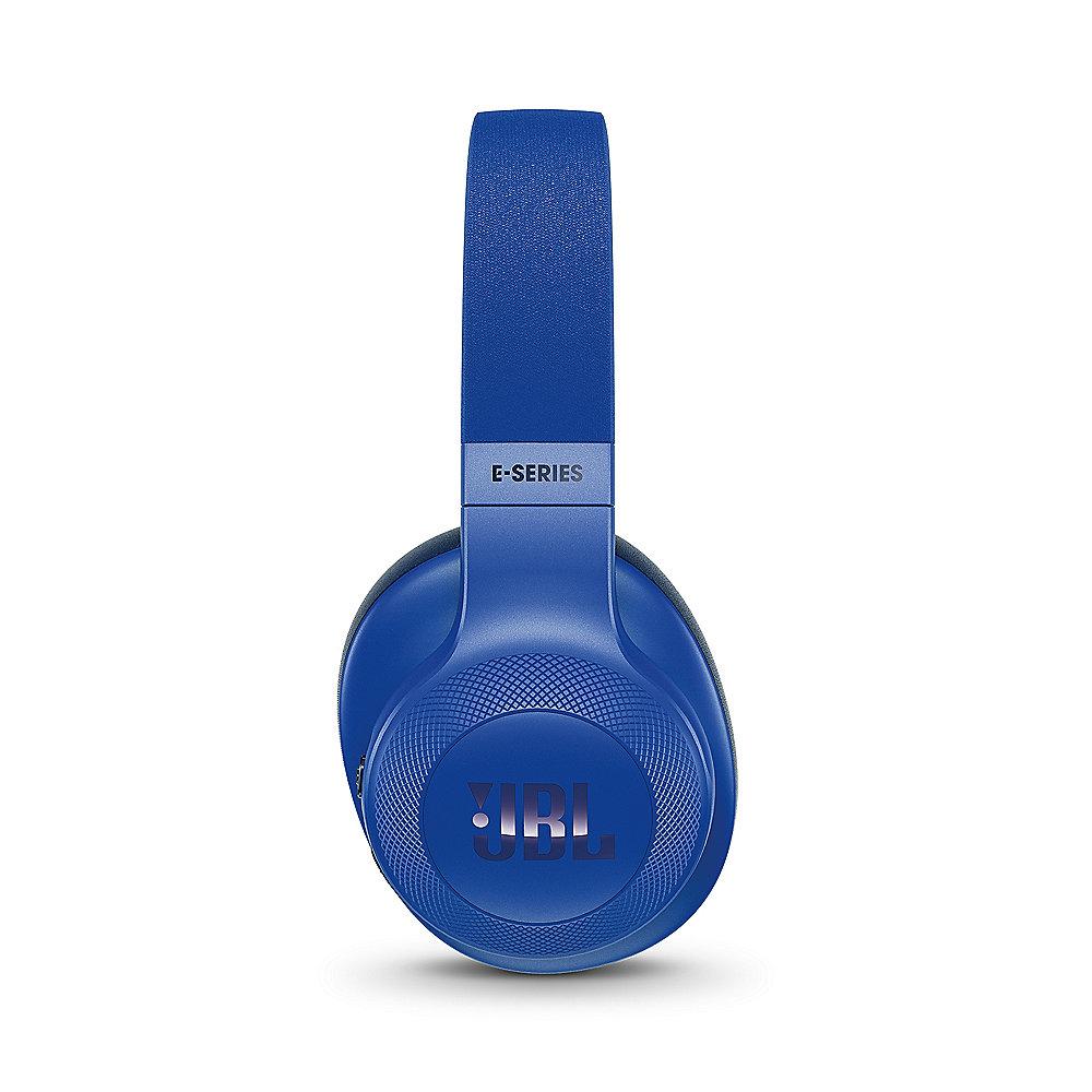 JBL E55BT Blau - Over-Ear - Bluetooth Kopfhörer mit Mikrofon