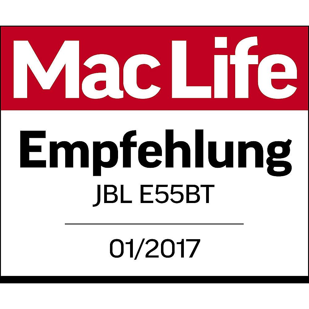 JBL E55BT Schwarz - Over-Ear - Bluetooth Kopfhörer mit Mikrofon