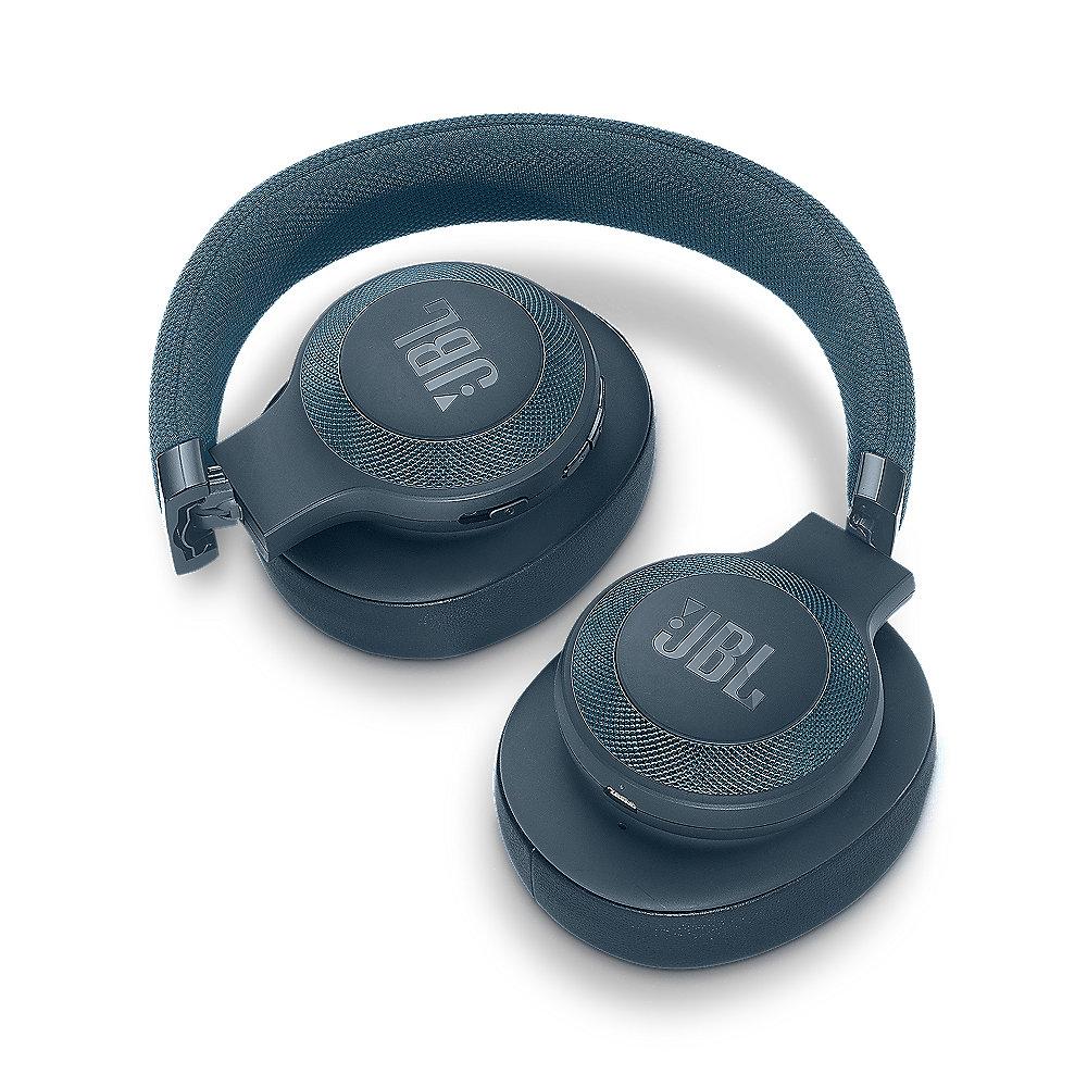 JBL E65 Bluetooth Noise Cancelling Kopfhörer blau