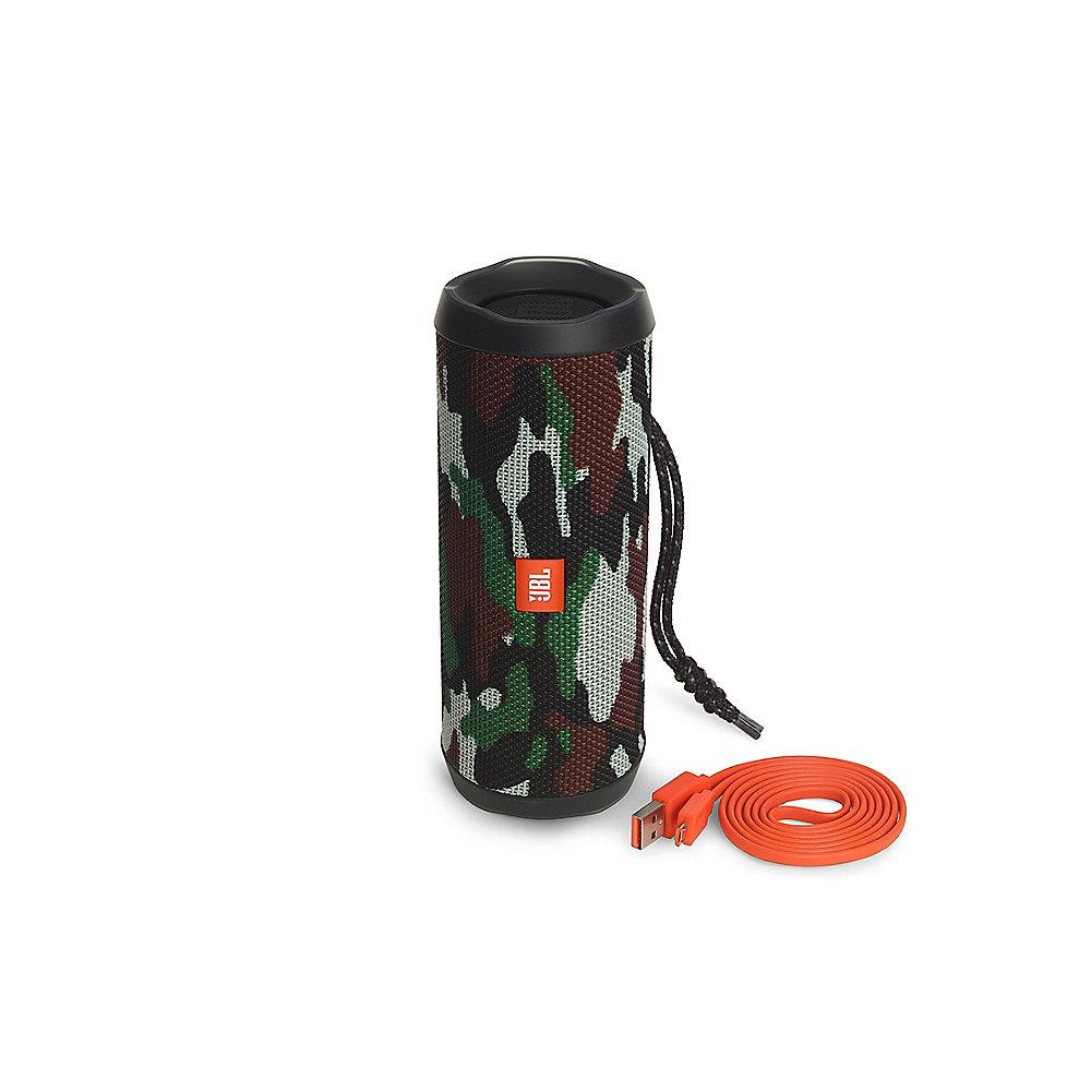 JBL Flip4 Bluetooth Lautsprecher wasserdicht mit Akku Tarnmuster