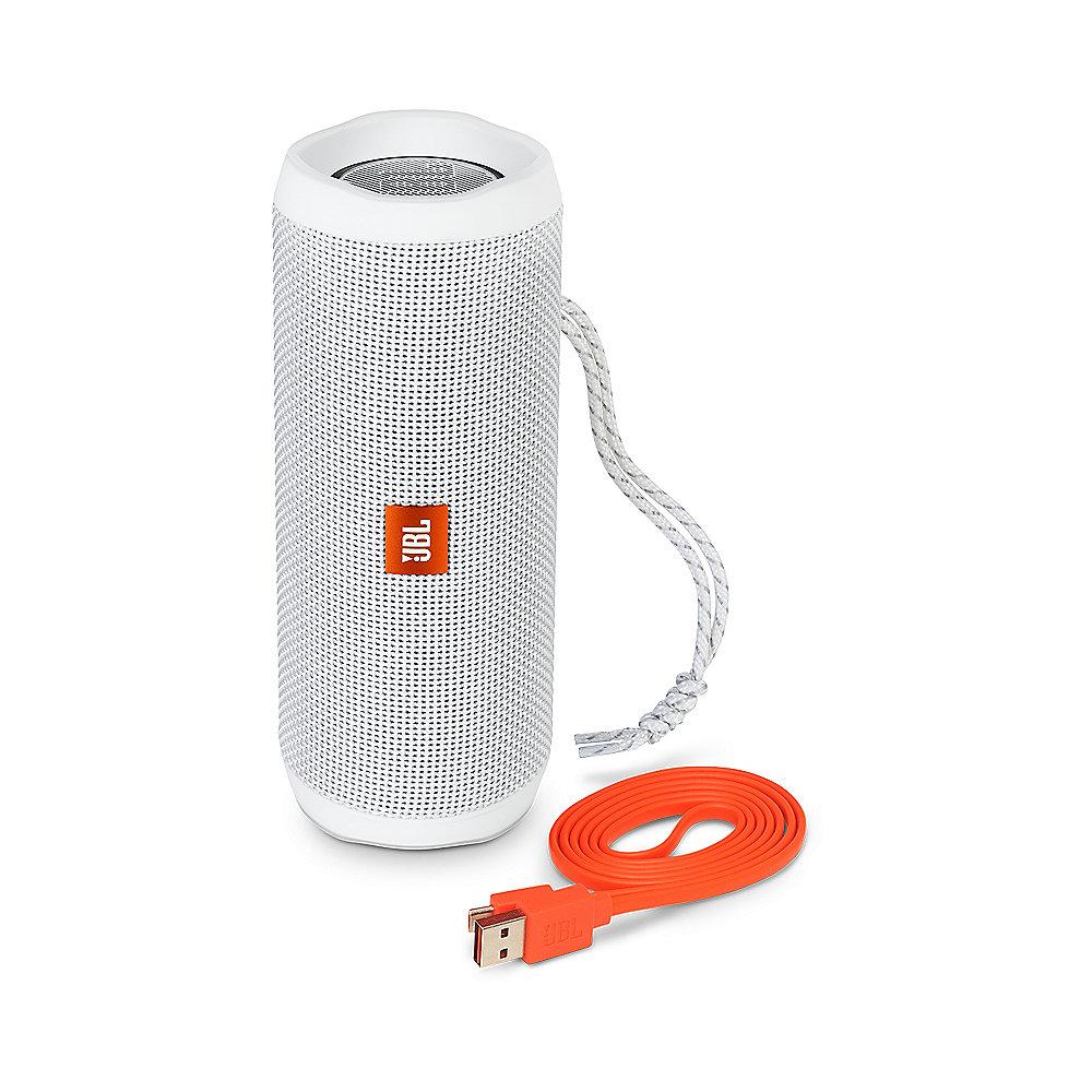JBL Flip4 Bluetooth Lautsprecher weiss