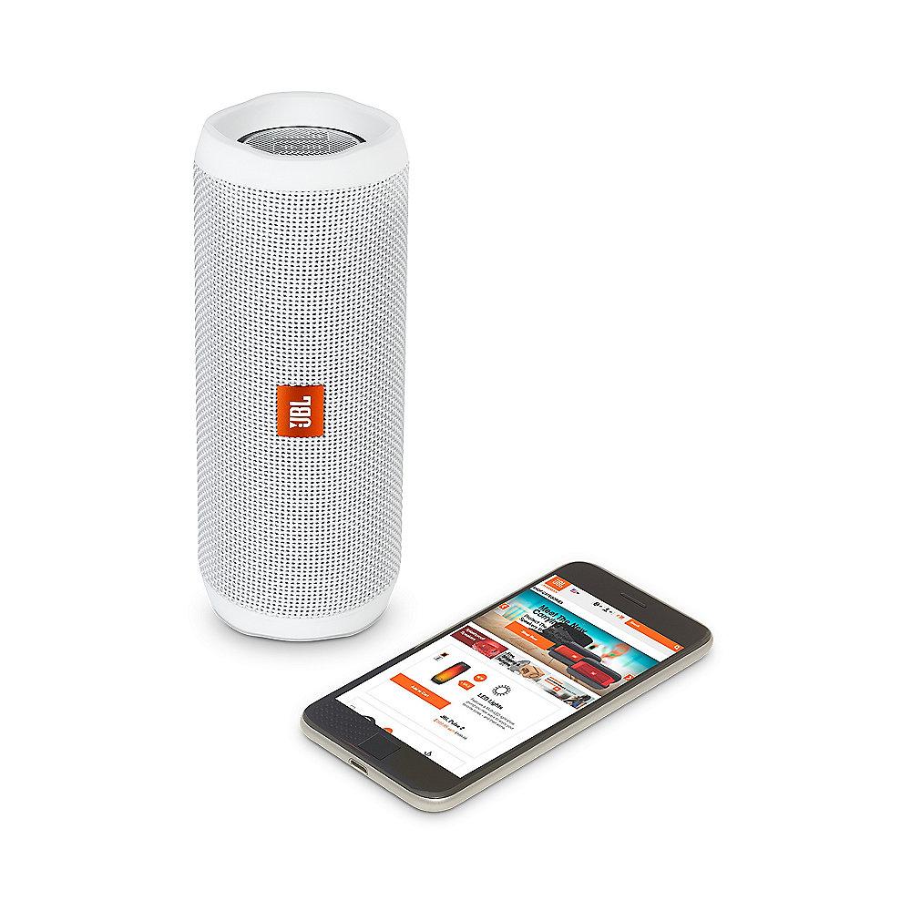 JBL Flip4 Bluetooth Lautsprecher weiss