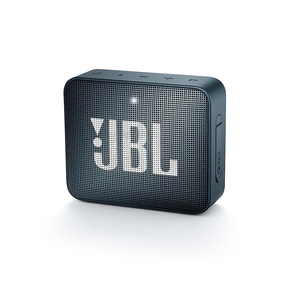 JBL GO2 Navy Ultraportabler Bluetooth Lautsprecher wasserdicht