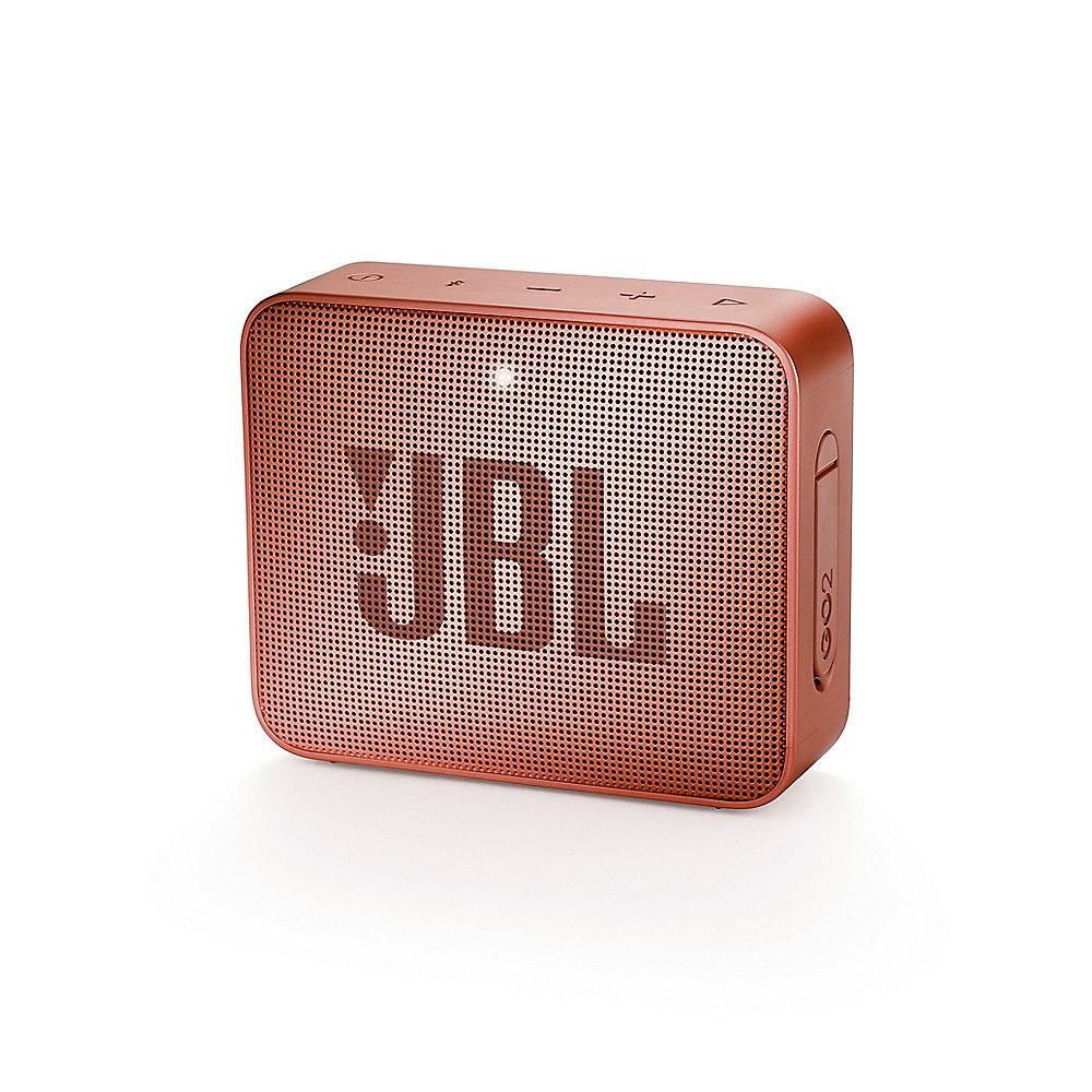 JBL GO2 Zimt Ultraportabler Bluetooth Lautsprecher wasserdicht