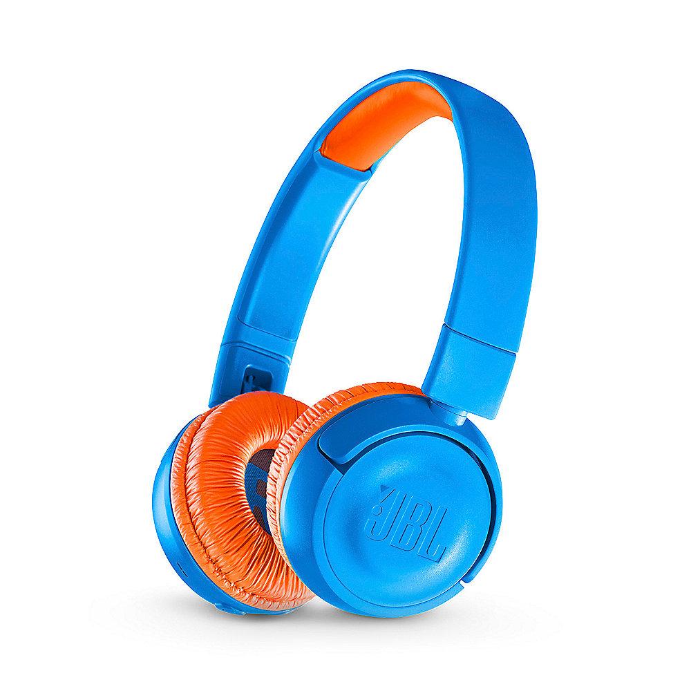 JBL JR300BT - On Ear-Bluetooth Kopfhörer für Kinder blau/orange