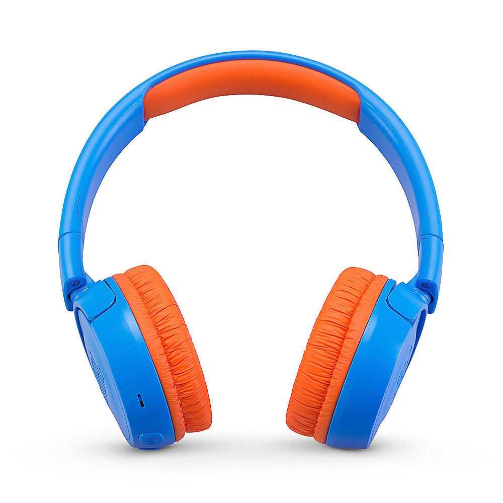 JBL JR300BT - On Ear-Bluetooth Kopfhörer für Kinder blau/orange