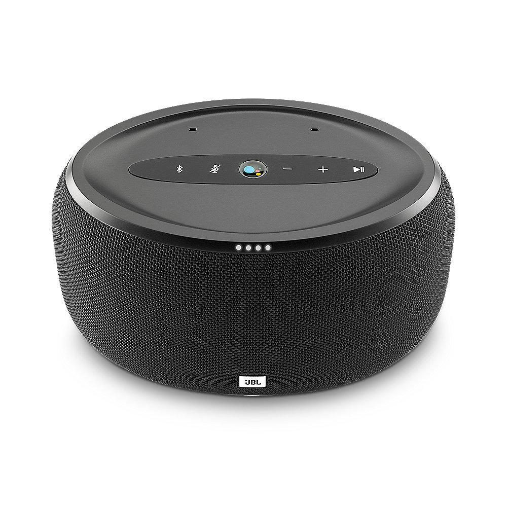 JBL Link 300 schwarz Google Sprachsteuerung, Lautsprecher mit WLAN und Bluetooth