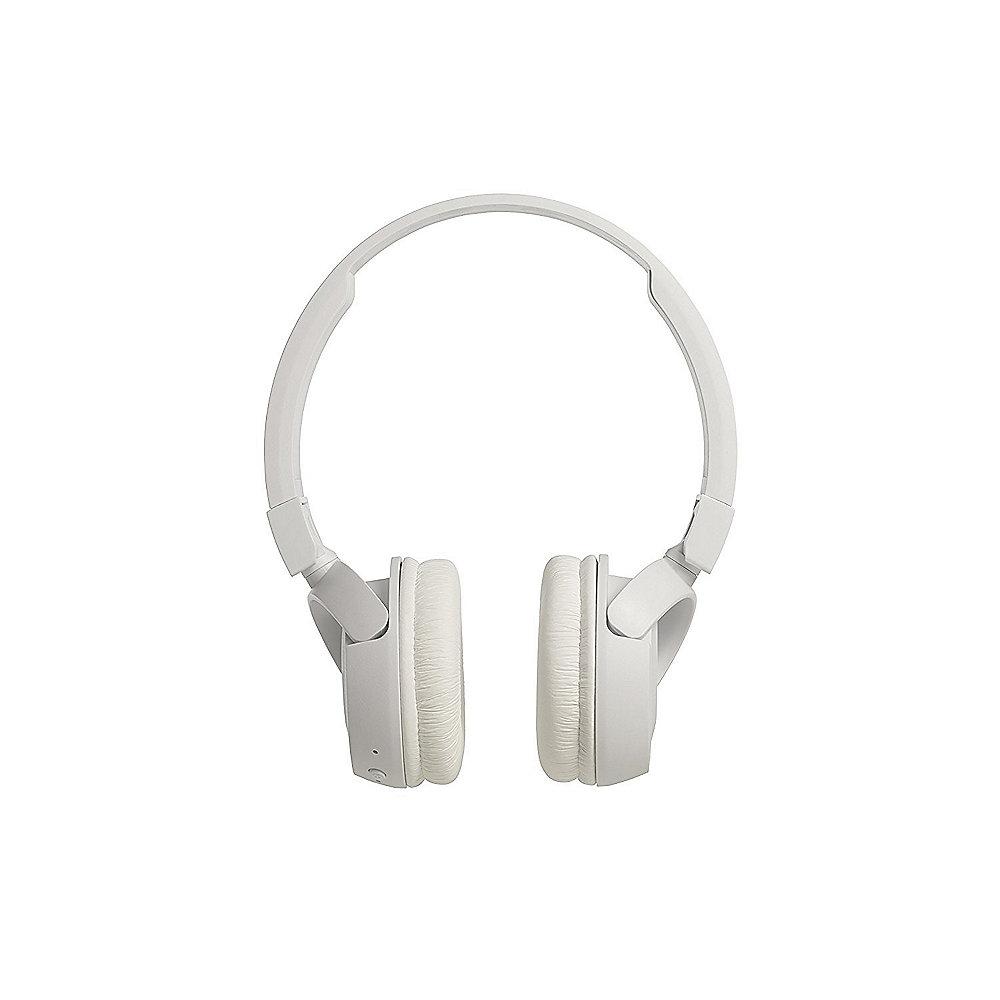 JBL T450BT Weiß - On Ear-Bluetooth Kopfhörer mit Mikrofon