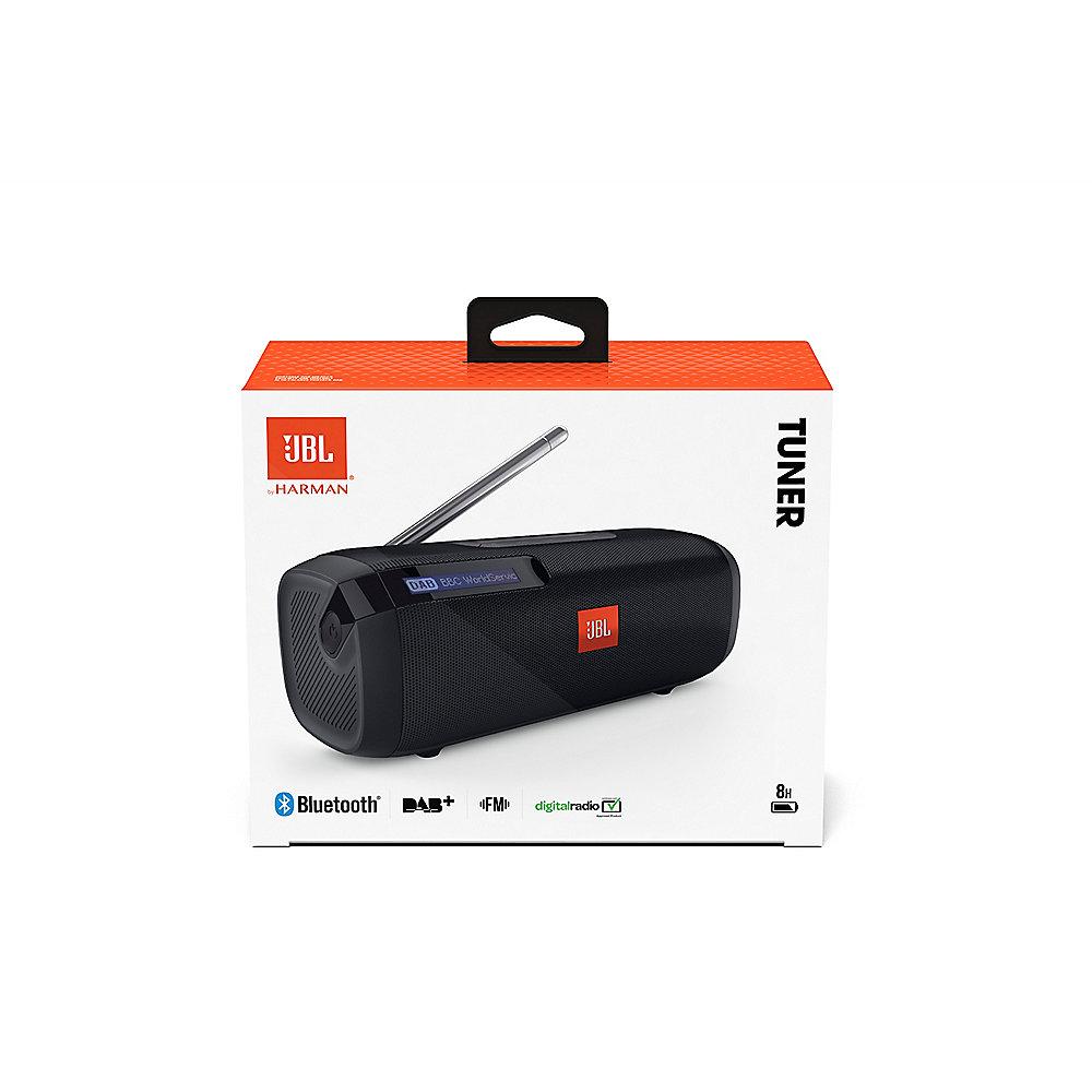 JBL Tuner Bluetooth-Lautsprecher mit DAB-Tuner schwarz, JBL, Tuner, Bluetooth-Lautsprecher, DAB-Tuner, schwarz