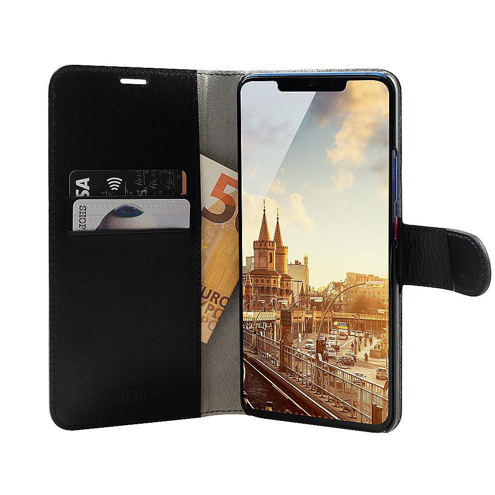 JT Berlin BookCase Kreuzberg für Huawei Mate 20 Pro Leder schwarz 10414