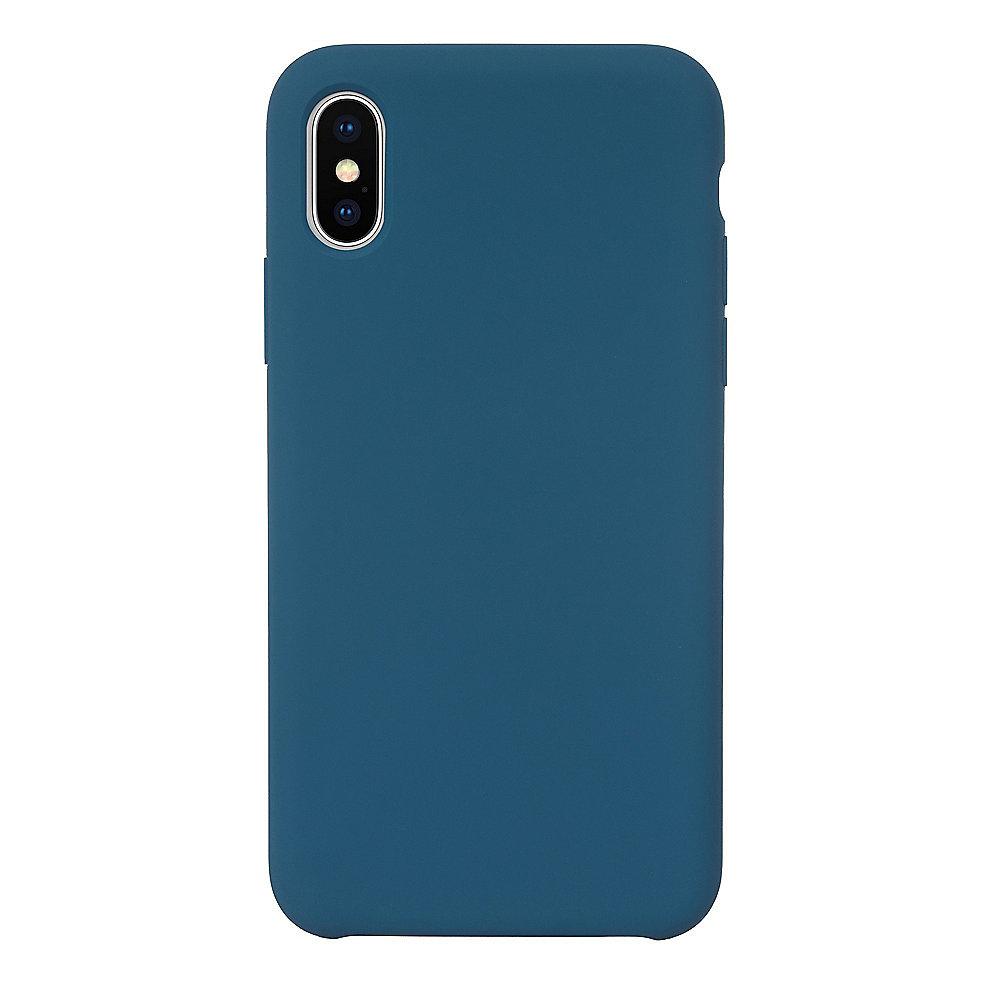 JT Berlin Liquid SilikonCase Steglitz für Apple iPhone Xs Max cobaltblau