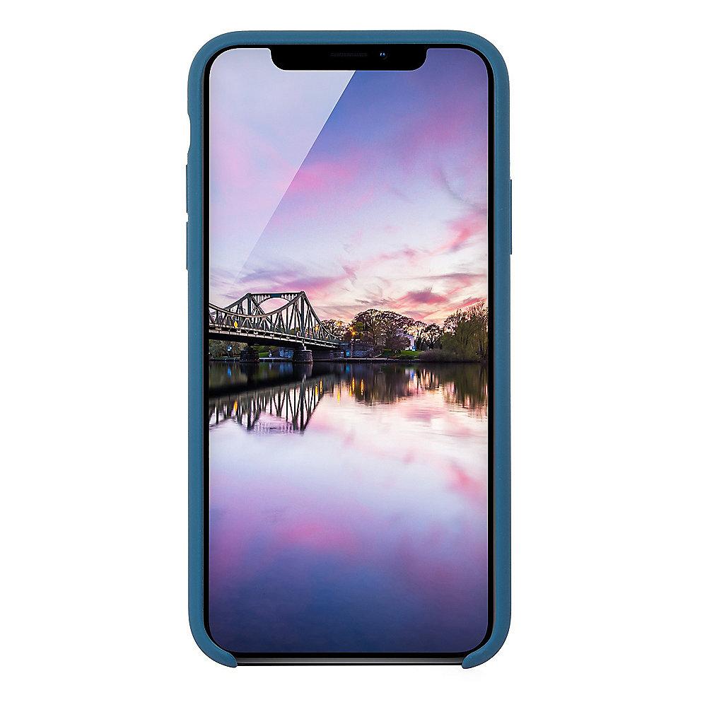 JT Berlin Liquid SilikonCase Steglitz für Apple iPhone Xs Max cobaltblau