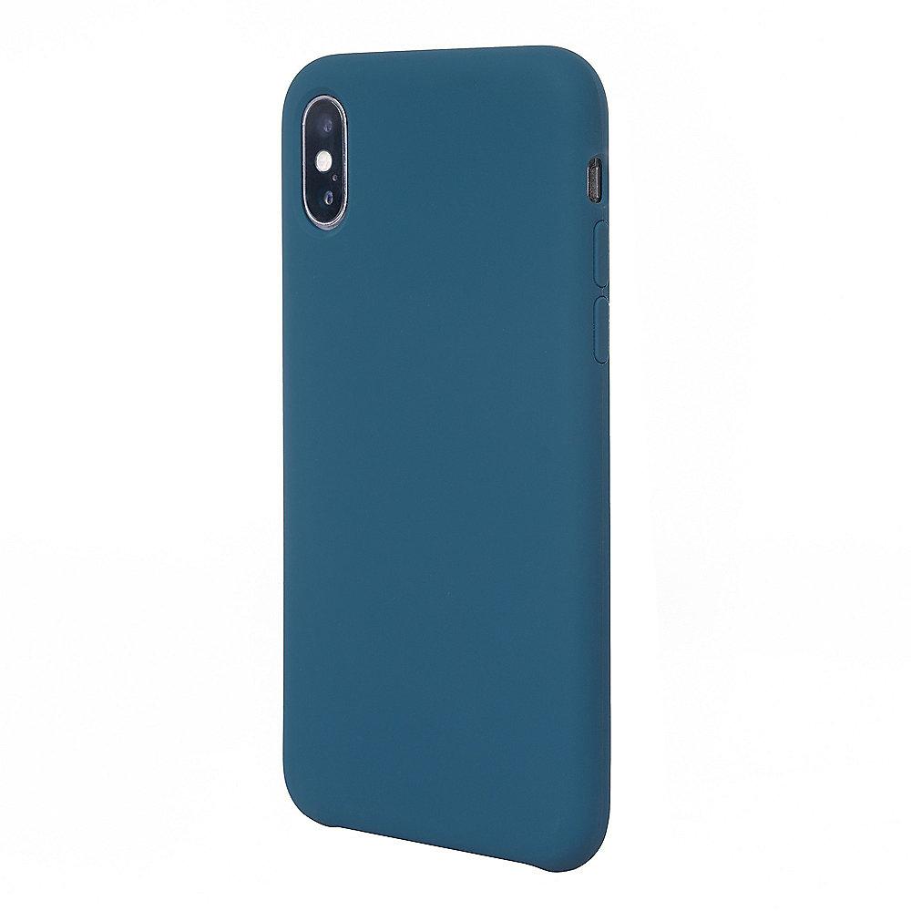 JT Berlin Liquid SilikonCase Steglitz für Apple iPhone Xs Max cobaltblau