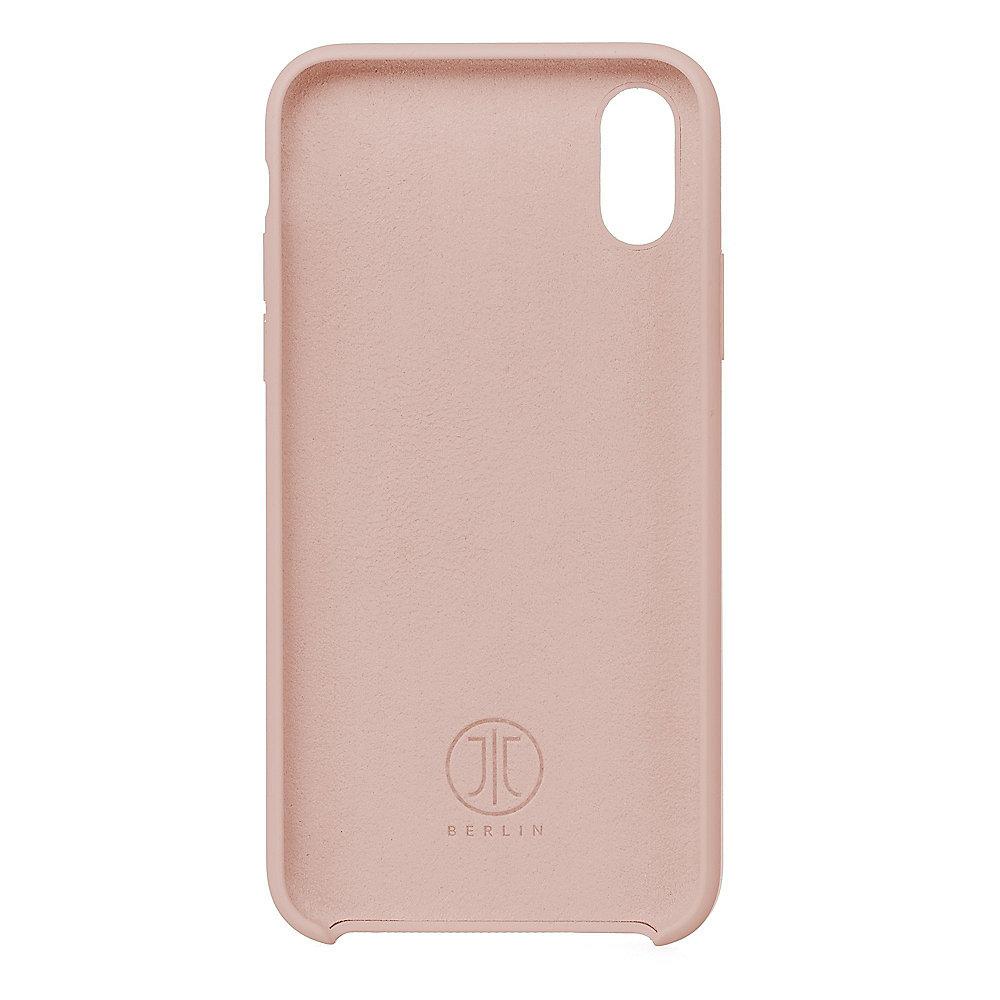 JT Berlin Liquid SilikonCase Steglitz für Apple iPhone Xs/X pink sand