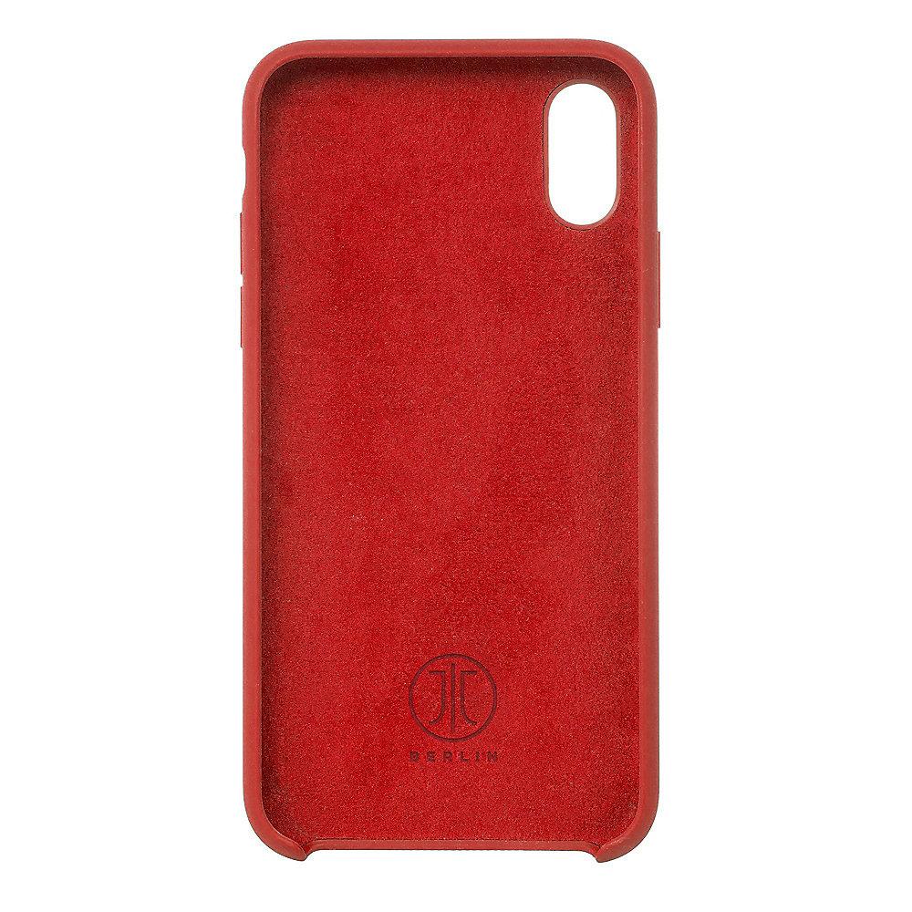 JT Berlin Liquid SilikonCase Steglitz für Apple iPhone Xs/X rot