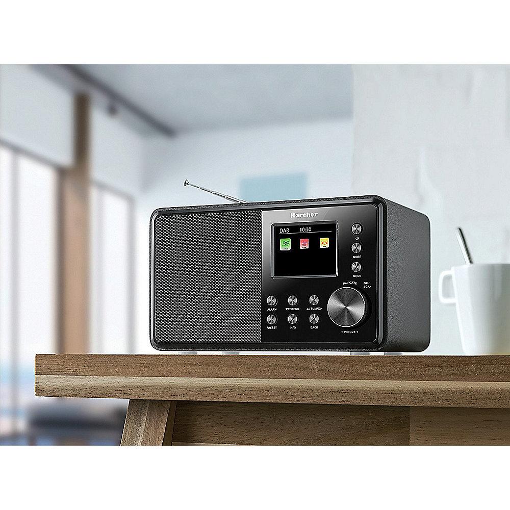 Karcher DAB 3000 Digitalradio DAB /UKW-RDS, AUX-IN, Wecker schwarz, Karcher, DAB, 3000, Digitalradio, DAB, /UKW-RDS, AUX-IN, Wecker, schwarz