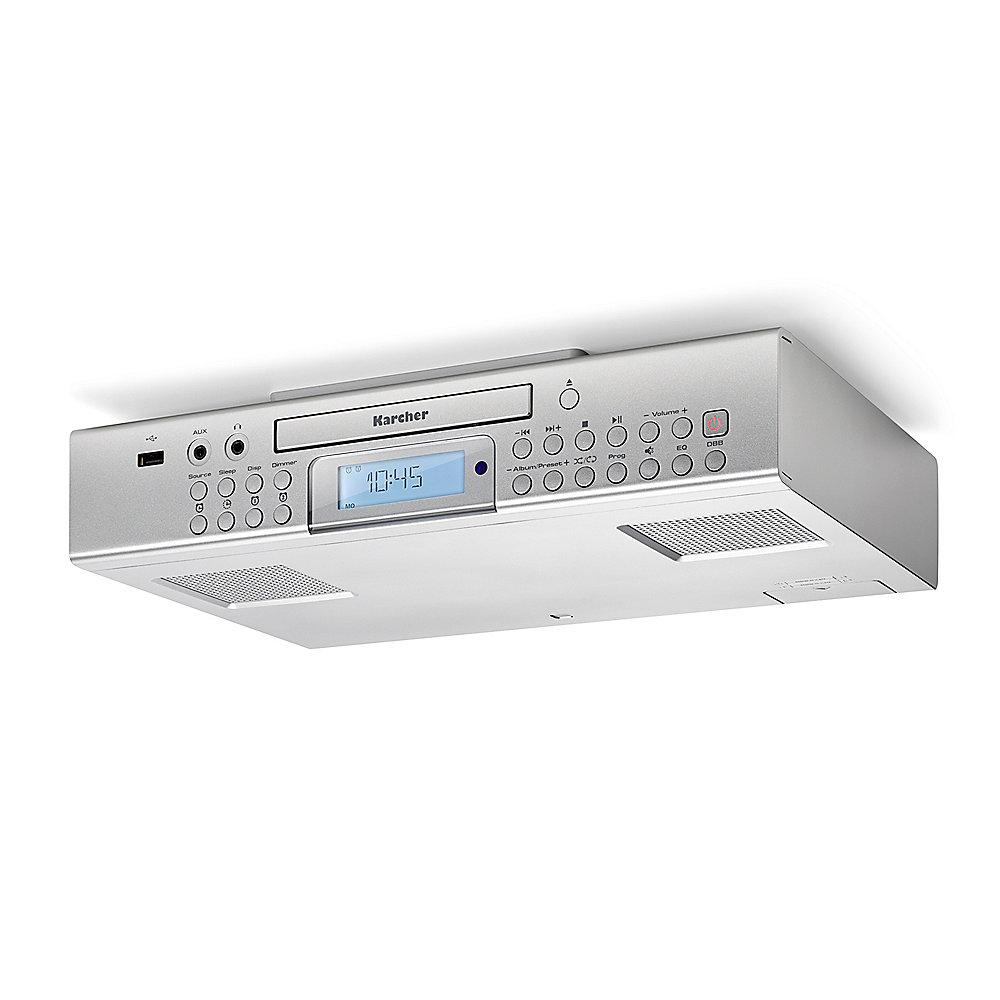Karcher RA 2050 UKW CD-Küchenradio unterbaufähig Weck- u. Timerfunktion, Karcher, RA, 2050, UKW, CD-Küchenradio, unterbaufähig, Weck-, u., Timerfunktion