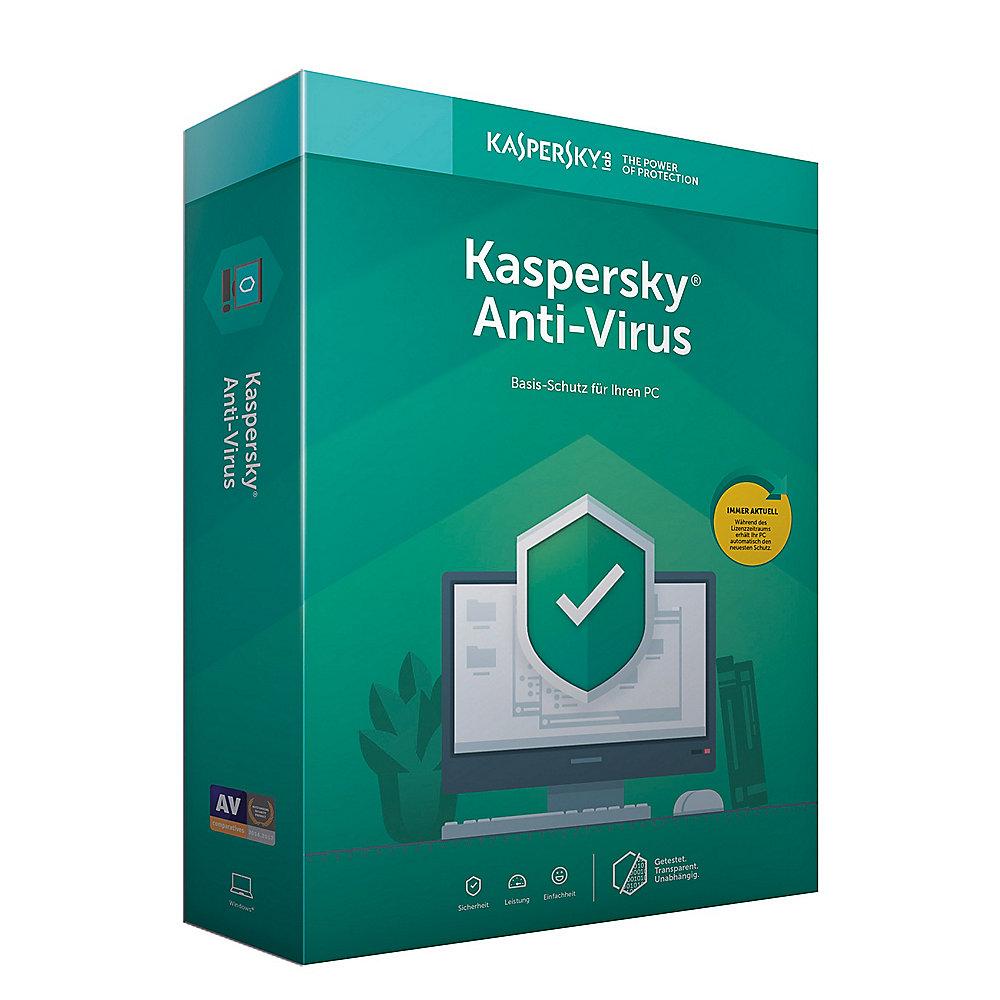 Kaspersky Anti-Virus 2019 1PC 1Jahr Minibox / Produkt Key