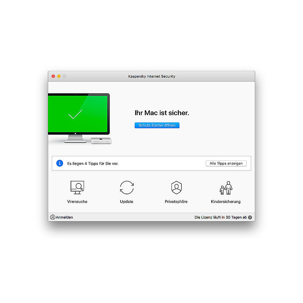 Kaspersky Internet Security Upgrade 5Geräte 1Jahr FFP / Produkt Key