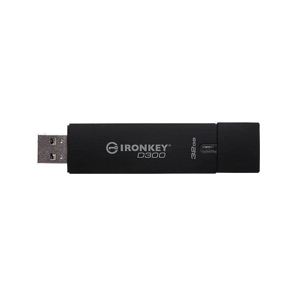 Kingston 32GB IronKey D300 USB3.0 Standard Stick