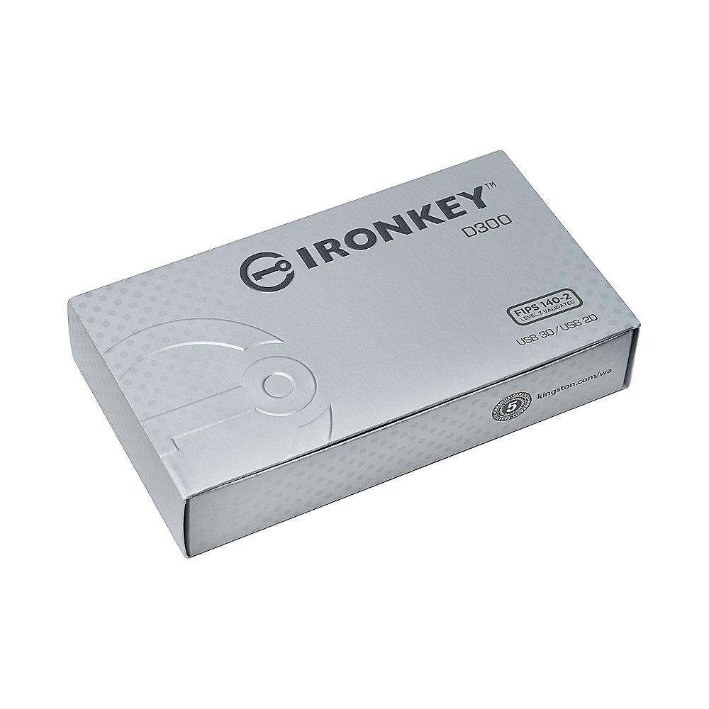 Kingston 4GB IronKey D300 USB3.0 - Stick wasserdicht Metallgehäuse 256Bit AES