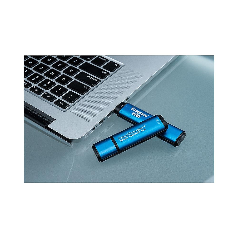 Kingston 64GB DataTraveler Vault Privacy 3.0 mit Anti-Virus Data Secure Stick