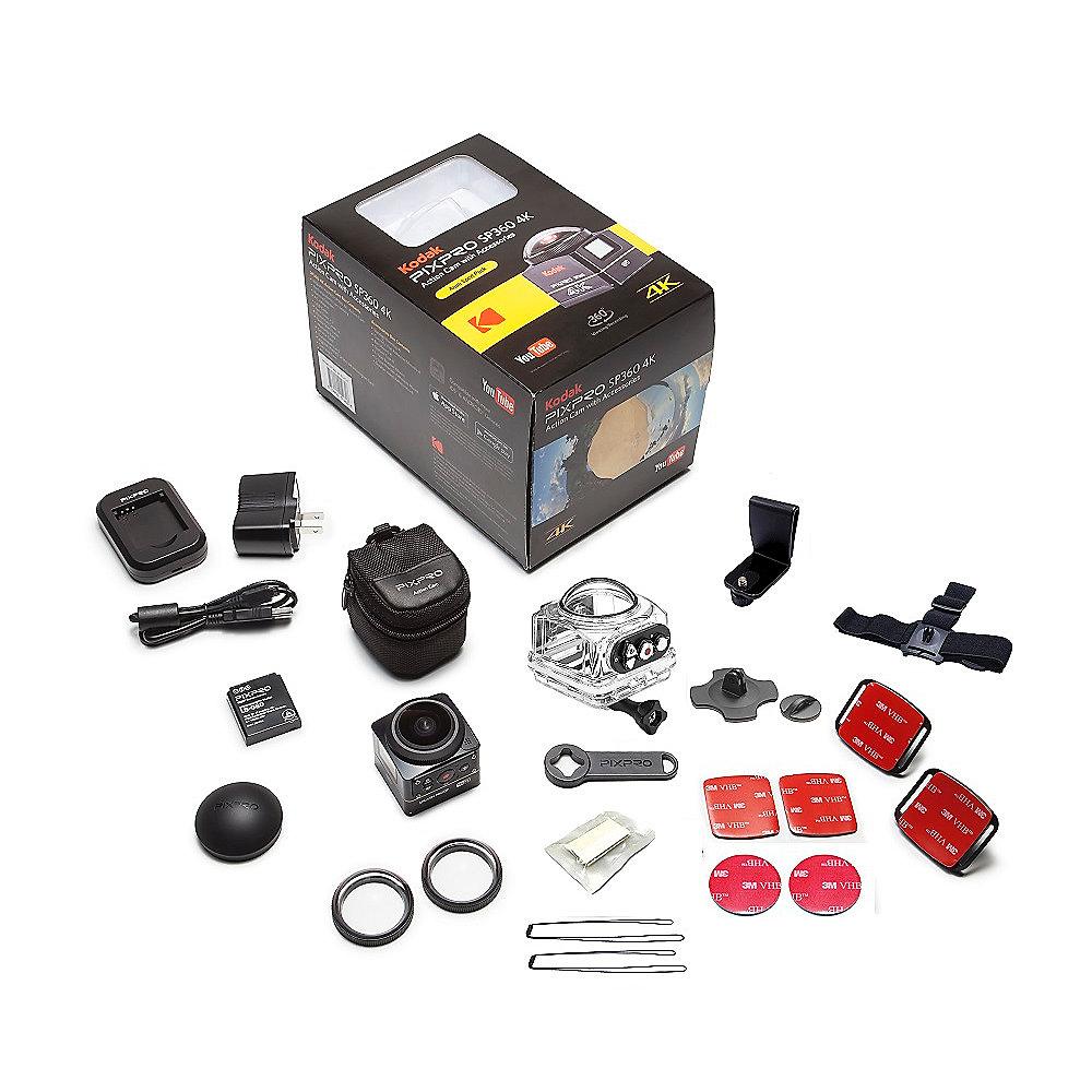 Kodak Pixpro SP360 4K Actioncam - BK6 Action Cam Aqua Sport Pack