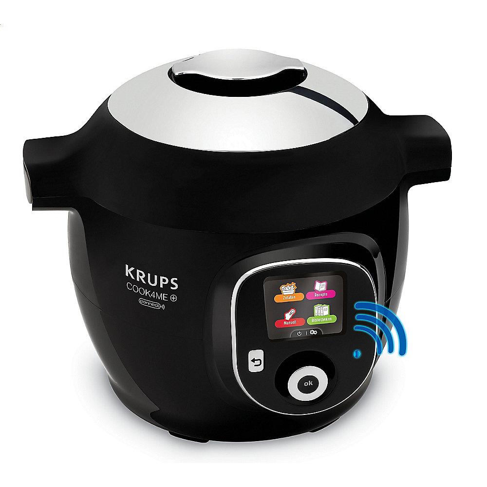 Krups CZ7158 Cook4Me  Connect Multikocher  6l, 1200 W, schwarz