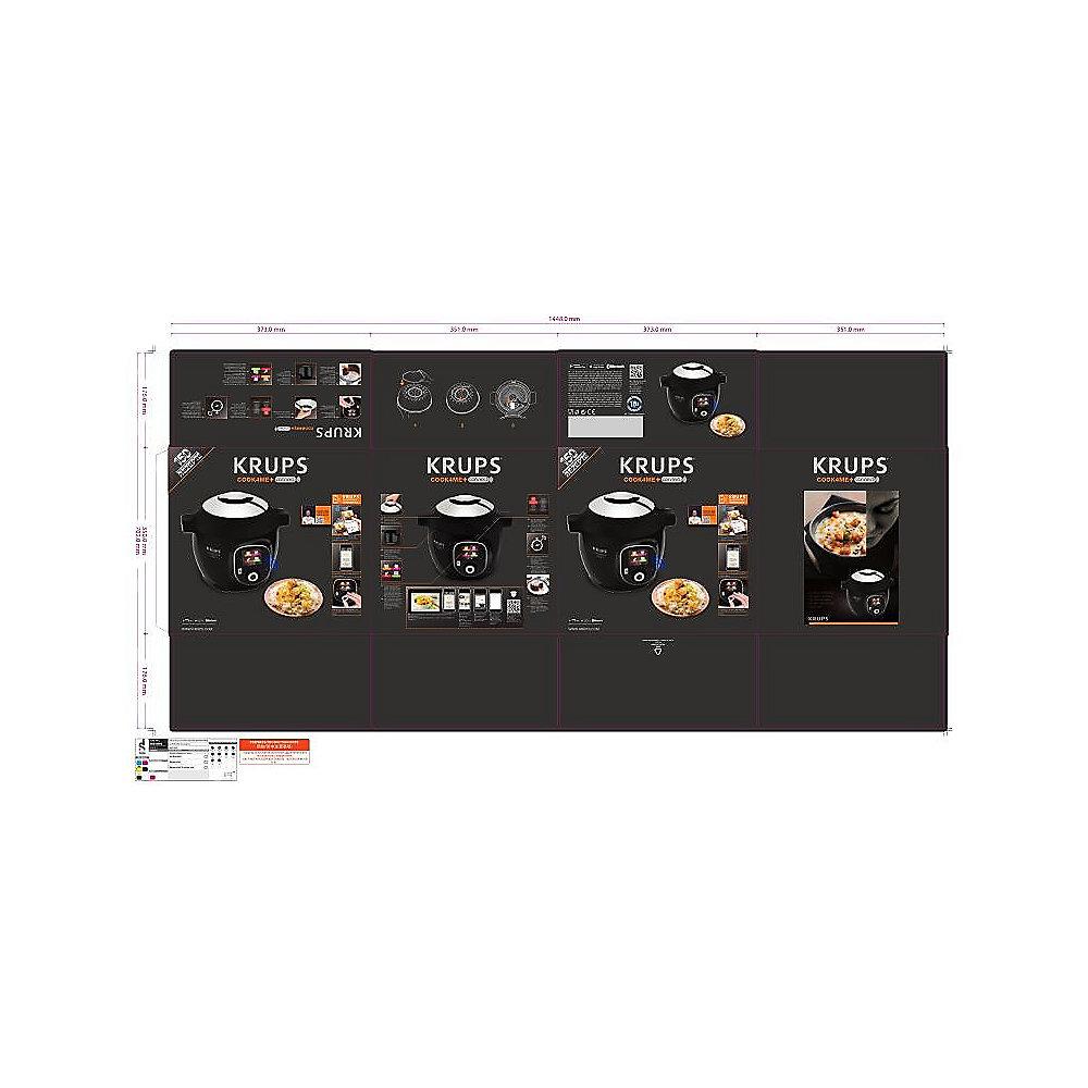 Krups CZ7158 Cook4Me  Connect Multikocher  6l, 1200 W, schwarz, Krups, CZ7158, Cook4Me, Connect, Multikocher, 6l, 1200, W, schwarz