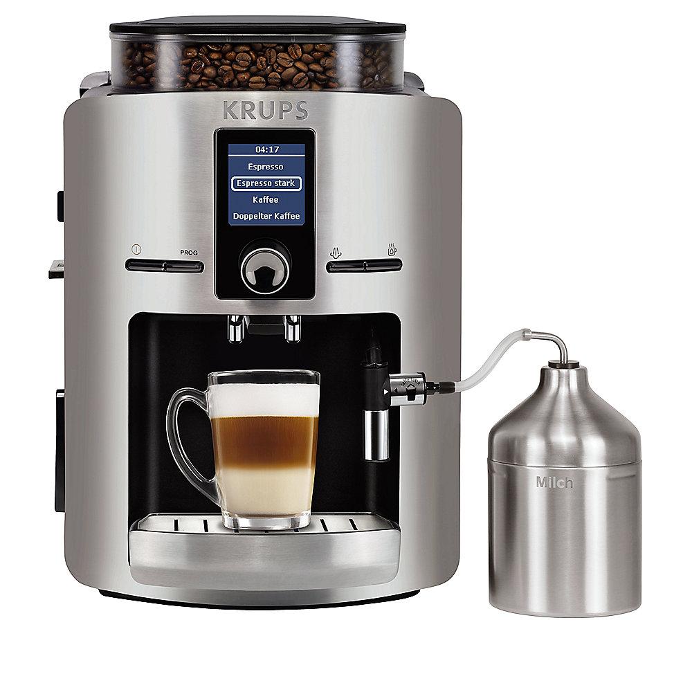 Krups EA 826E Espresso-Kaffee-Vollautomat Aluminium-Schwarz, Krups, EA, 826E, Espresso-Kaffee-Vollautomat, Aluminium-Schwarz