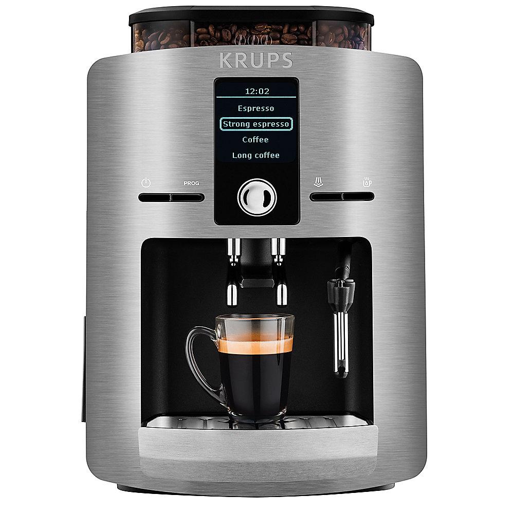 Krups EA 826E Espresso-Kaffee-Vollautomat Aluminium-Schwarz, Krups, EA, 826E, Espresso-Kaffee-Vollautomat, Aluminium-Schwarz