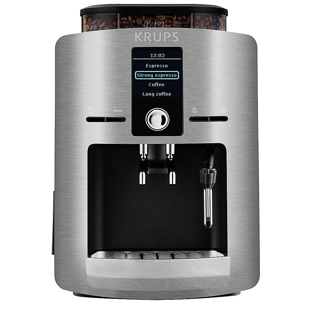 Krups EA 826E Espresso-Kaffee-Vollautomat Aluminium-Schwarz, Krups, EA, 826E, Espresso-Kaffee-Vollautomat, Aluminium-Schwarz