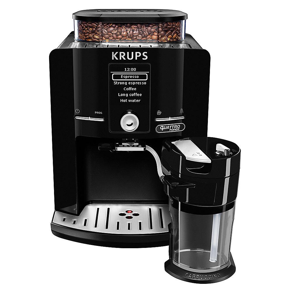 Krups EA 82F8 Latt Espress Quattro Force Schwarz