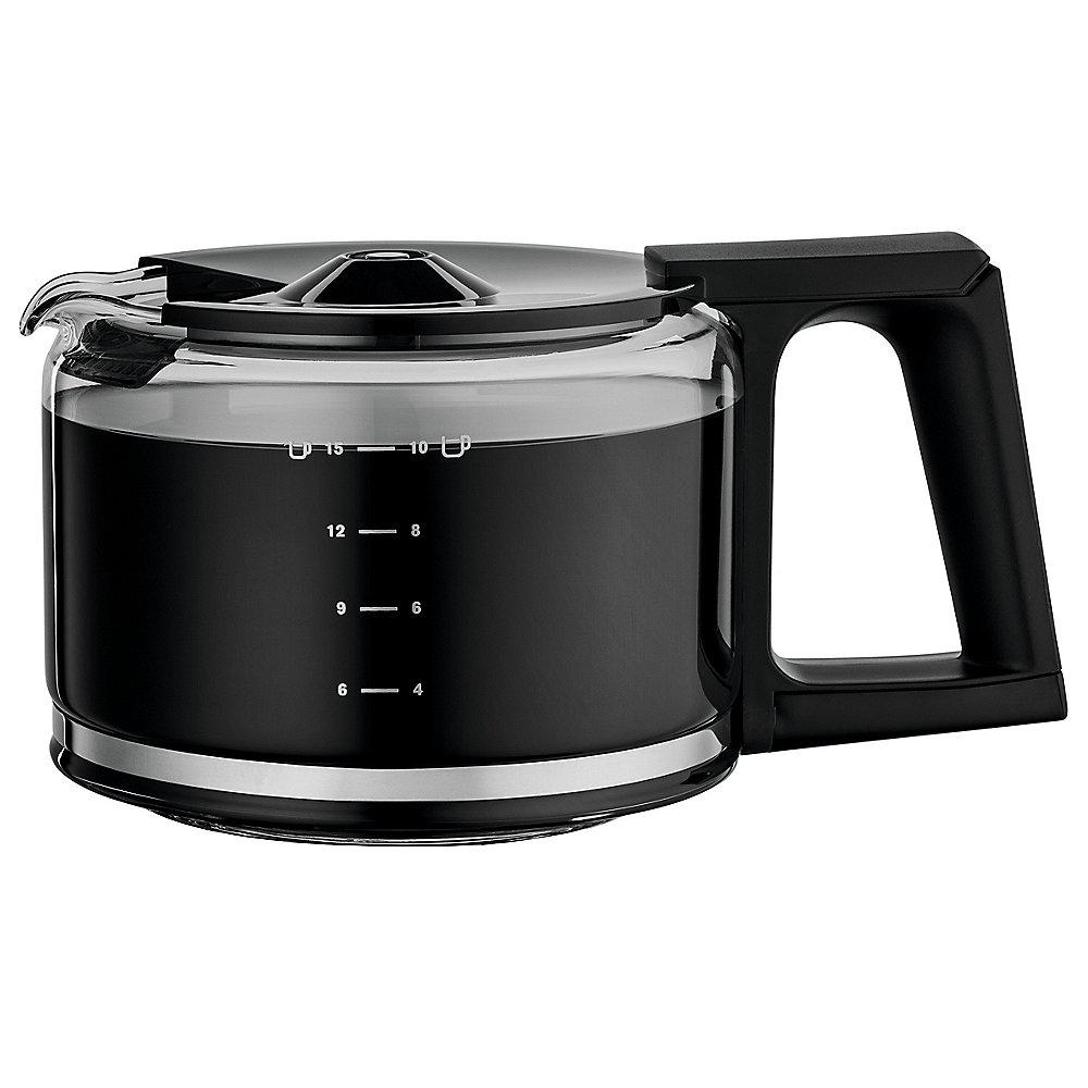 Krups KM3210 Glas-Kaffeemaschine Pro Aroma Plus Schwarz/Edelstahl